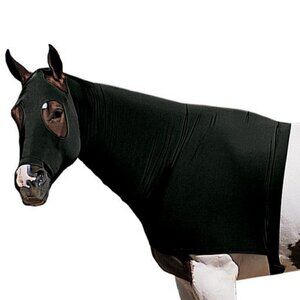 Weaver Medium Equiskinz Lycra Hood Snug Fit Moisture Wicking Black